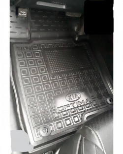 Set tappetini di gomma su misura per Kia Optima 4 (2016-2020)